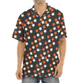 Halloween Star Pattern Print Aloha Shirt