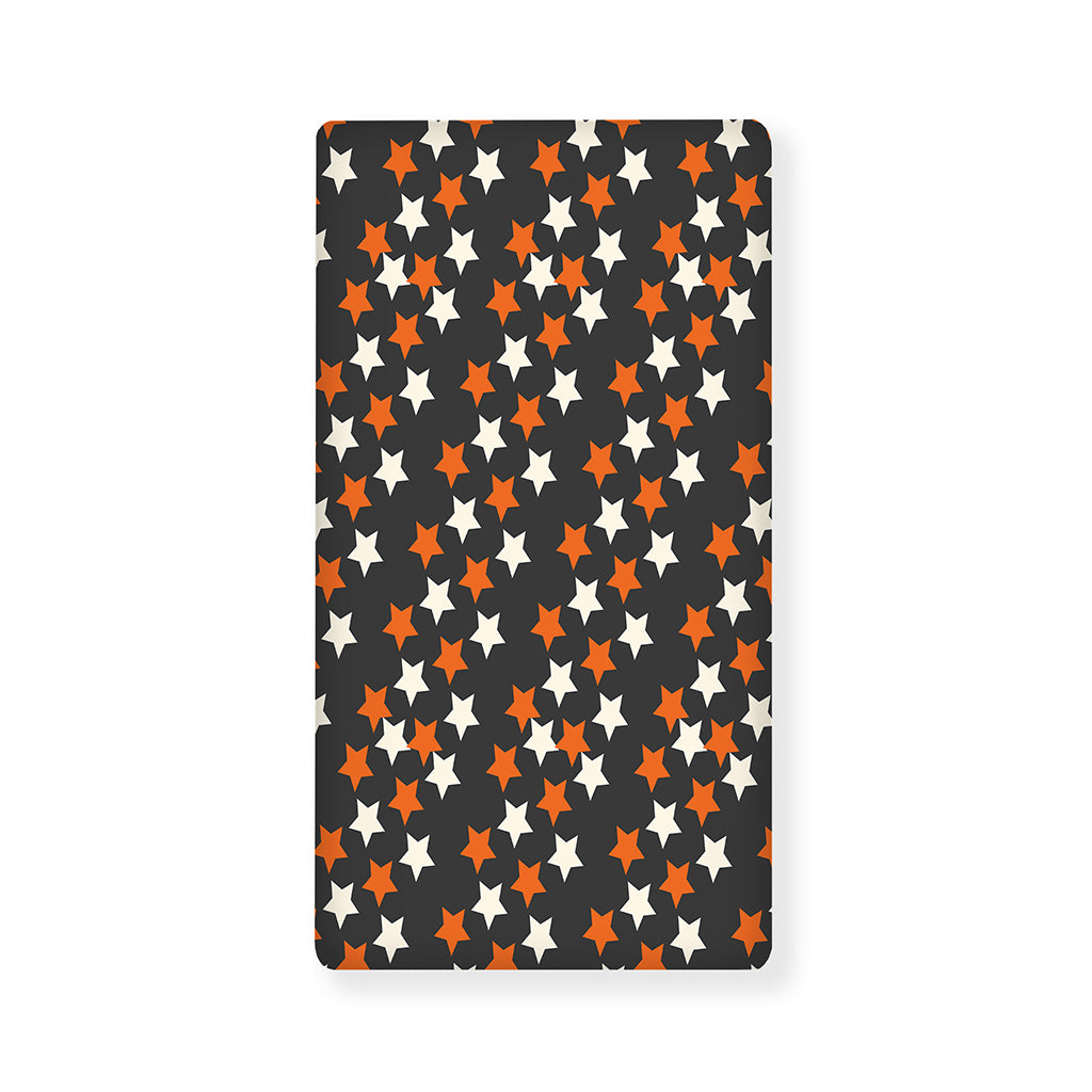Halloween Star Pattern Print Baby Crib Sheet