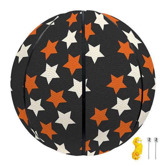 Halloween Star Pattern Print Basketball