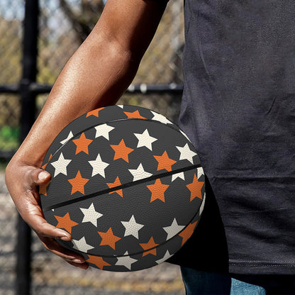 Halloween Star Pattern Print Basketball