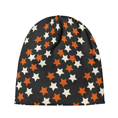 Halloween Star Pattern Print Beanie