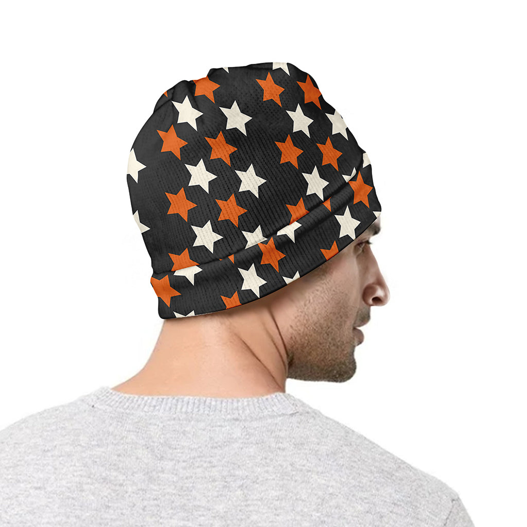 Halloween Star Pattern Print Beanie