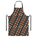 Halloween Star Pattern Print Bib Apron With Pocket
