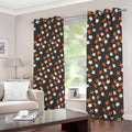 Halloween Star Pattern Print Dimout Grommet Curtains