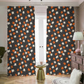 Halloween Star Pattern Print Dimout Pencil Pleat Curtains