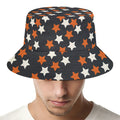 Halloween Star Pattern Print Bucket Hat