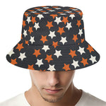 Halloween Star Pattern Print Bucket Hat