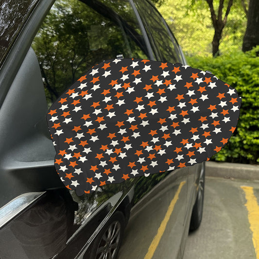 Halloween Star Pattern Print Car Side Mirror Covers