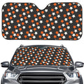 Halloween Star Pattern Print Car Windshield Sun Shade