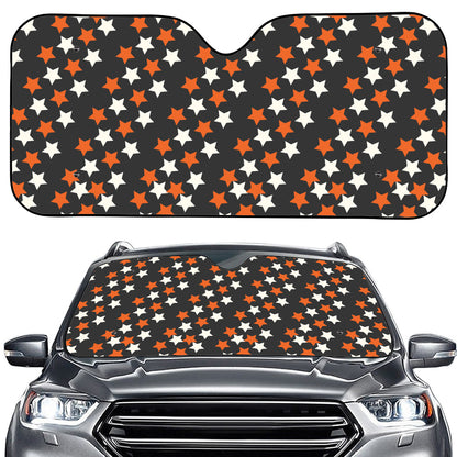 Halloween Star Pattern Print Car Windshield Sun Shade