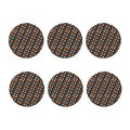 Halloween Star Pattern Print Coaster Set