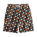 Halloween Star Pattern Print Cotton Shorts