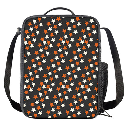Halloween Star Pattern Print Crossbody Lunch Bag