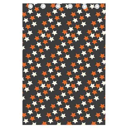 Halloween Star Pattern Print Curtain