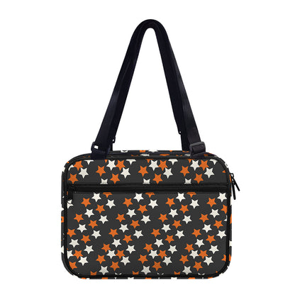 Halloween Star Pattern Print Double Strap Bible Bag