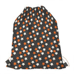 Halloween Star Pattern Print Drawstring Bag
