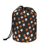 Halloween Star Pattern Print Drawstring Makeup Bag