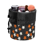 Halloween Star Pattern Print Drawstring Makeup Bag
