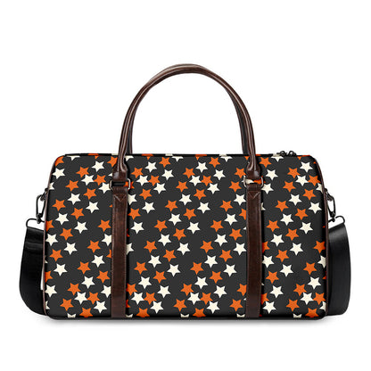 Halloween Star Pattern Print Duffle Bag