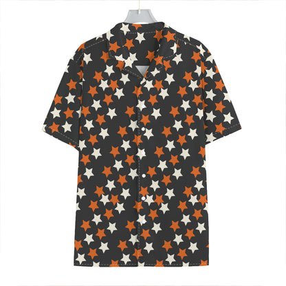 Halloween Star Pattern Print Hawaiian Shirt