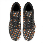 Halloween Star Pattern Print High Top Leather Sneakers