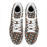 Halloween Star Pattern Print High Top Leather Sneakers