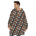 Halloween Star Pattern Print Hoodie Blanket