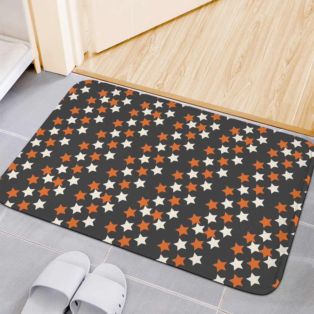 Halloween Star Pattern Print Indoor Door Mat