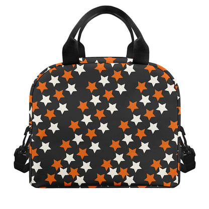 Halloween Star Pattern Print Insulated Lunch Bag