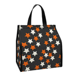 Halloween Star Pattern Print Insulated Lunch Tote