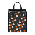 Halloween Star Pattern Print Insulated Lunch Tote