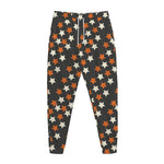 Halloween Star Pattern Print Jogger Pants