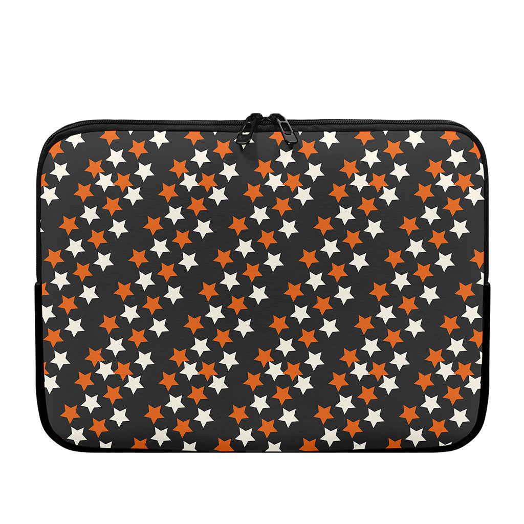 Halloween Star Pattern Print Laptop Sleeve