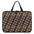 Halloween Star Pattern Print Laptop Sleeve With Handle