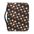 Halloween Star Pattern Print Leather Bible Cover