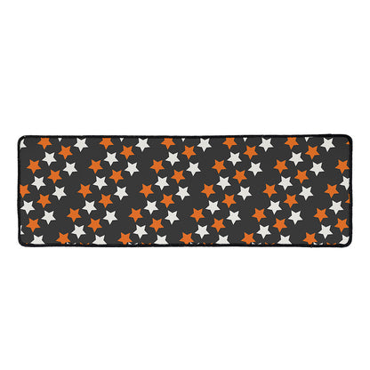 Halloween Star Pattern Print Long Kitchen Mat