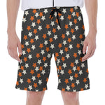 Halloween Star Pattern Print Men's Beach Shorts