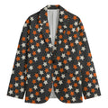 Halloween Star Pattern Print Men's Blazer