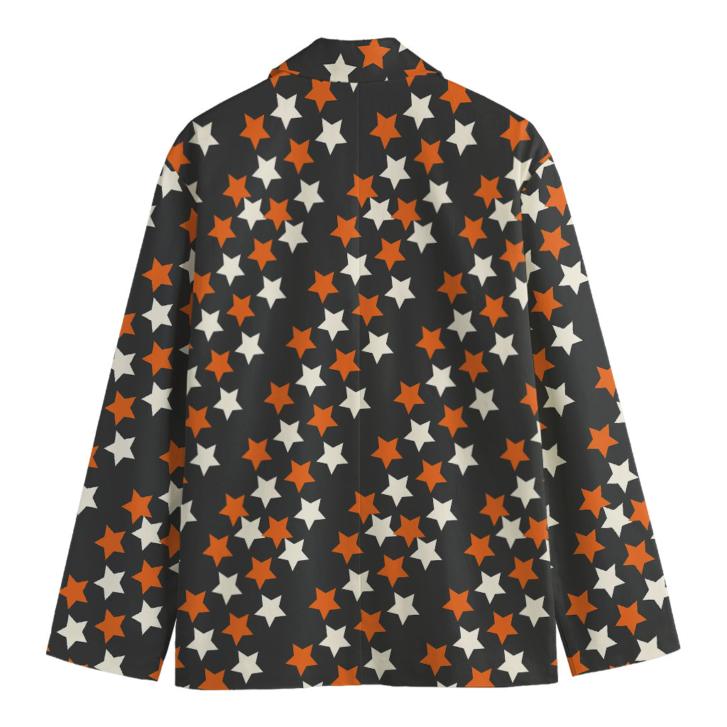 Halloween Star Pattern Print Men's Blazer
