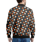 Halloween Star Pattern Print Men's Bomber Jacket