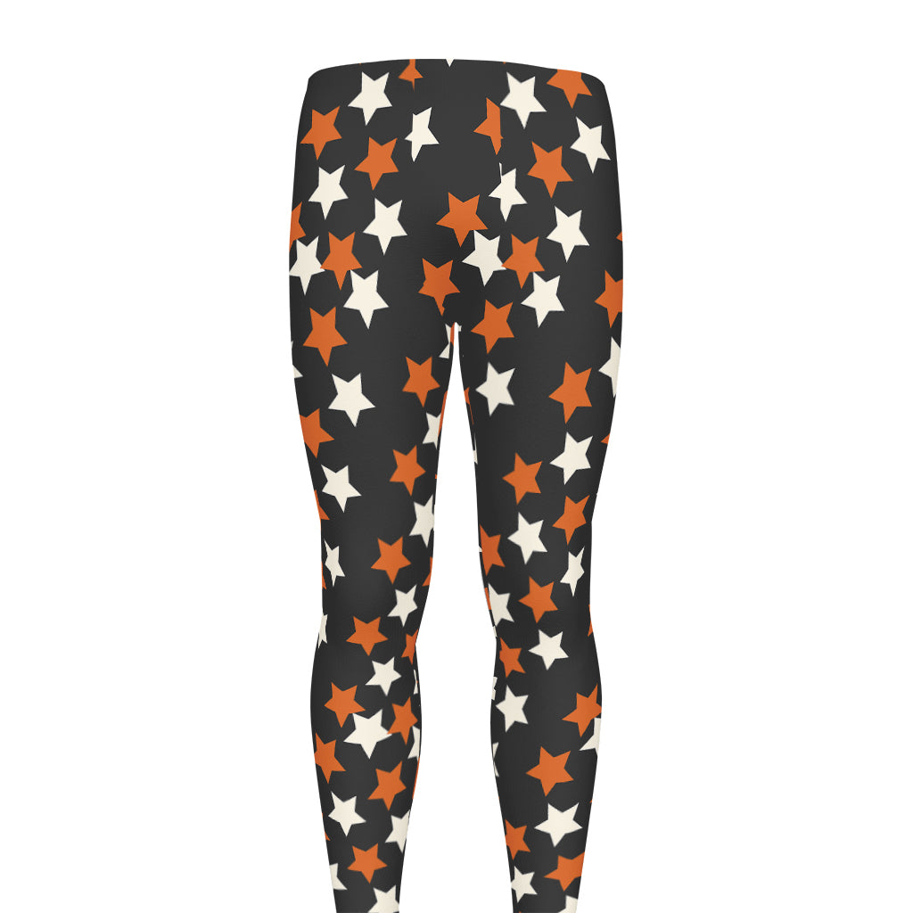 Halloween Star Pattern Print Men's leggings