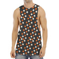 Halloween Star Pattern Print Men's Muscle Tank Top