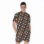 Halloween Star Pattern Print Men's Rompers