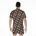 Halloween Star Pattern Print Men's Rompers