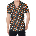 Halloween Star Pattern Print Men's Shirt
