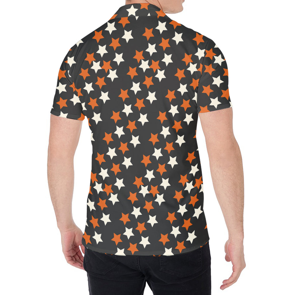 Halloween Star Pattern Print Men's Shirt