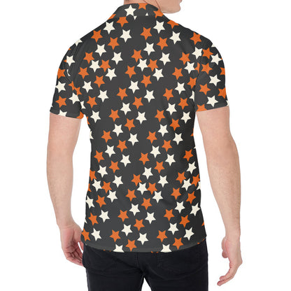 Halloween Star Pattern Print Men's Shirt
