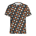 Halloween Star Pattern Print Men's Athletic T-Shirt