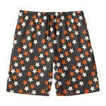 Halloween Star Pattern Print Men's Swim Trunks