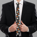 Halloween Star Pattern Print Necktie